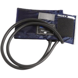 MABIS Sphygmomanometer Blood Pressure Replacement Cuff and Two-Tube Bladder, Infant Size, Blue