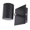 Black GU10 Bulb Holder Modern Lamp Base Metal Light Socket
