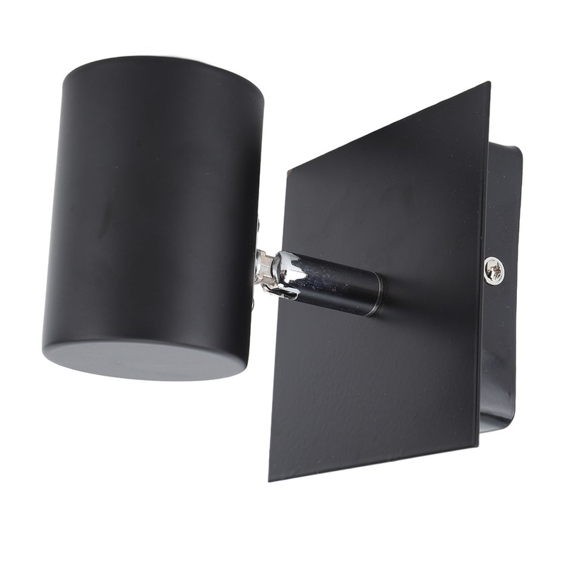 Black GU10 Bulb Holder Modern Lamp Base Metal Light Socket