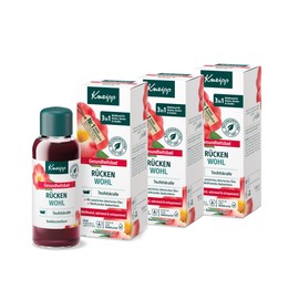 3 x Kneipp Health Bath Back Well Devil's Claw 100 ml Bath Oil Vegetable
