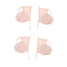 Healvian 1pair Washable Underarm Pads for Women Convenient Breathable and Reusable Sweat Absorbent Inserts for Gym and Outdoor Activities of Comfortable Armpit