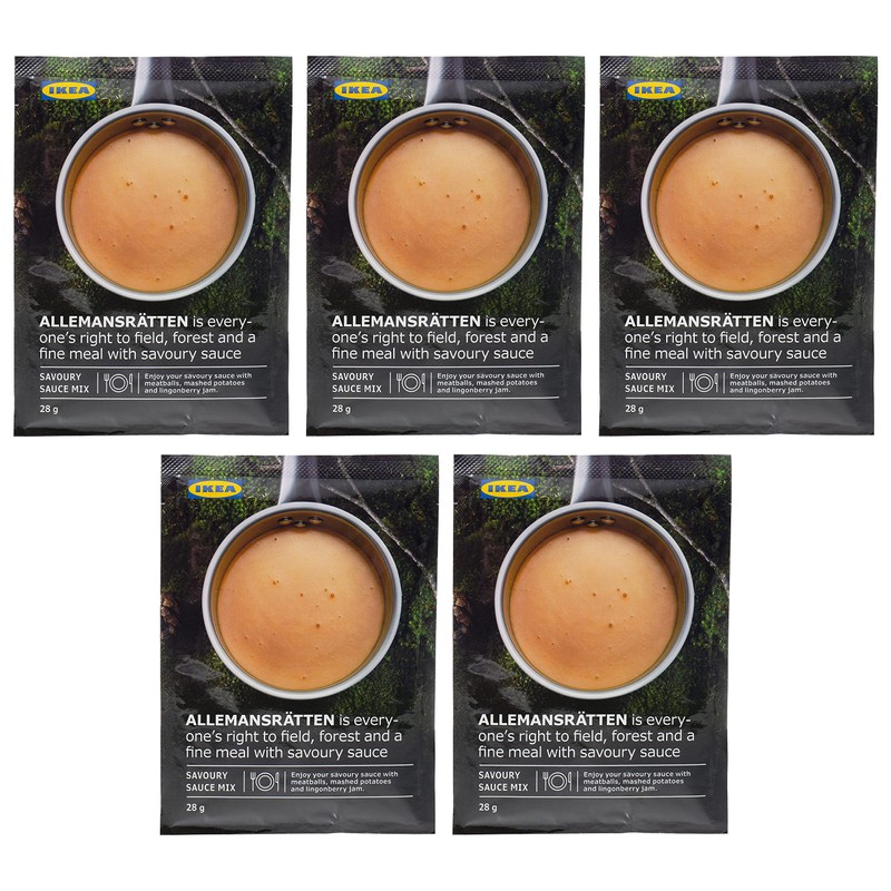 Ikea ALLEMANSRATTEN Cream Sauce Mix Packets for Meatballs 28g -