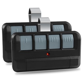 Upgrade (2 Pack) 894LT Garage Door Opener Remote for Liftmaster Chamberlain, Garage Door Remote Replaces 811LM 892LT 61LM Dip Switch Gate Opener Remote, 4 Button, Security+ 2.0 Remote Control