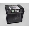 STOREHOUSE Tilt Bin Plastic Storage System Bin Black Drawer Holder