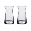 Mozacona 2pcs Glass Creamer Pitcher Sauce Serving Pitcher Milk Creamer