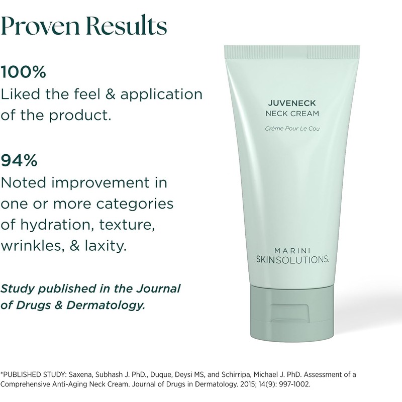 Juveneck Neck Cream by Marini SkinSolutions for Unisex - 1.7