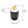 Superior Electric YGA025 Twist Lock Electrical Plug 4 Wire, 30