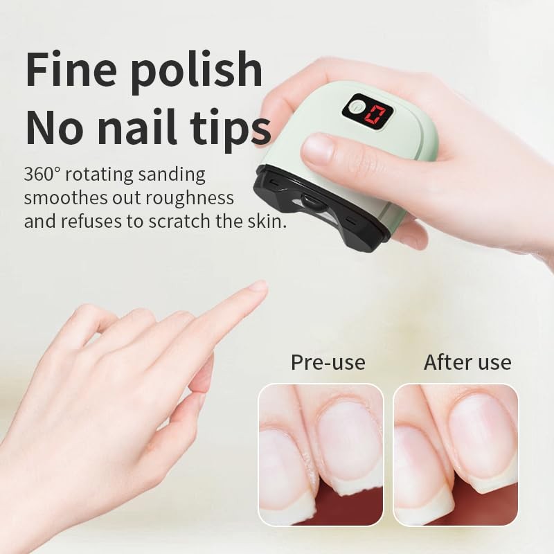 Electric Nail Clippers, 2025 Improved Nail Clippers Set, Includes an