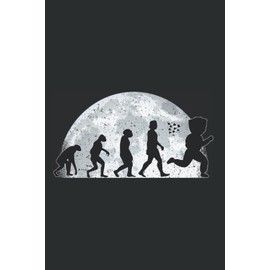 Beekeeper Notebook: Beekeeper Evolution Moon Bees Apiculture / 6x9 inches / 120 ruled sites