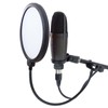 keepdrum EMH019WH Microphone Pop Filter Popkiller White