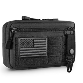 HOUSON Molle Tactical Bag, Belt Bag Pouch Utility Tactical Cell Phone Bag EDC Pouch for Running, Cycling