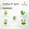 Kiroka Inulina de Agave Organica 300 g | Fibra Prebiotica