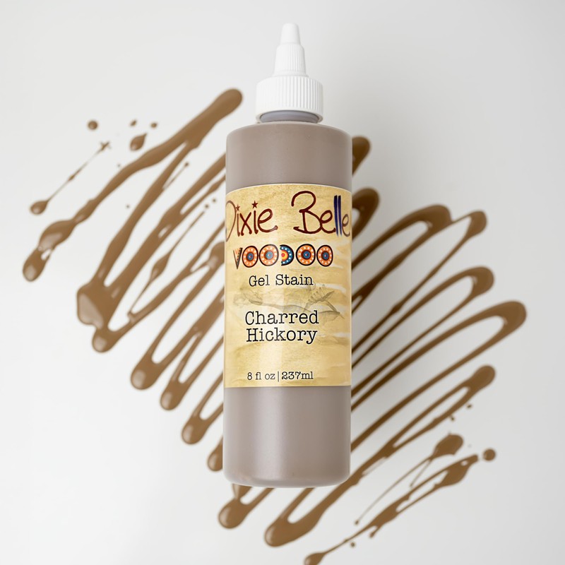 Dixie Belle Voodoo Gel Stain - Charred Hickory (8oz) -