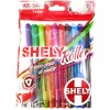 SHELY Set de Plumas de Colores Roller 10 Colores Diferentes