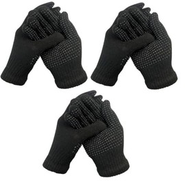 OnlyBee 3 Pairs of Adults Full Finger Gripper Gloves