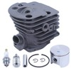 Mtanlo 46mm Cylinder Piston Kit for Husqvarna 55 51 Chainsaw