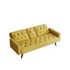 Eafurn 72.4" Tufted Futon Sofa Bed Velvet Convertible Sleeper Couch