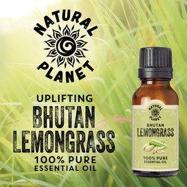 Natural Planet Lemongrass Essential Oil 15ML Natural 100% Pure & Undiluted Therapeutic Grade Pure, Cruelty Free