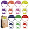Weekday Stickers, 3500 Pieces Day Dots Food Labels, Circular Whole
