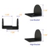 JUBEST Sliding Barn Door Floor Guide, Floor Mounted Sliding Door