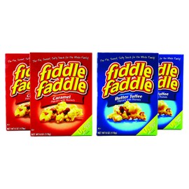 Fiddle Faddle Carmel Popcorn - The Two BEST Flavors All In One Convenient Bundle!