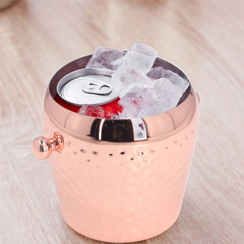 Champagne Bucket 1000ml Elegant Style Stainless Steel Portable Widely Used