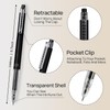 PenMont Retractable Gel Roller Pens, Japanese Style, 0.28mm Ultra Fine