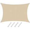 AMANKA 90% UV protection: rectangular sun sail, 1.5 x 2