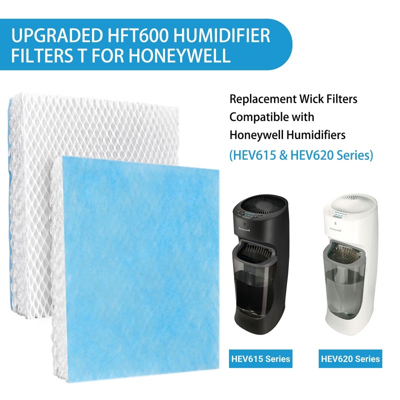 Lemige 4 Pack HFT600 Humidifier Filters T Compatible with Honeywell