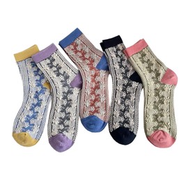 JYLTT Women's Socks, Cute, High Quality, Cotton Socks, Socks Set, Colorful Design