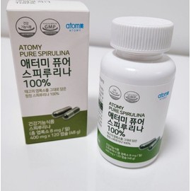 Atomy Pure Spirulina 100 400mg x 120 capsules 1ea / 애터미 퓨어 스피루리나 100 400mg x 120캡슐 1개