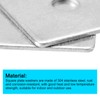 sourcing map Square Washer, 20pcs M4x20x20x1mm 304 Stainless Steel Square
