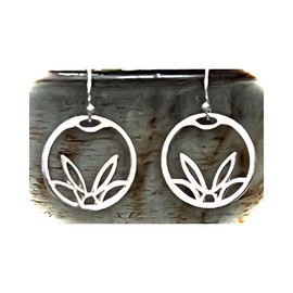 Silver Flower Earrings Nature Bloom Sunflower Jewelry Earrings for Women #3298FE564