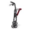 Medline Rollator Walker with Seat and Wheels, Durable Steel Frame