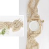 Cheesecloth Table Runner, Beige Cheesecloth Table Runner, Boho Gauze Cheese
