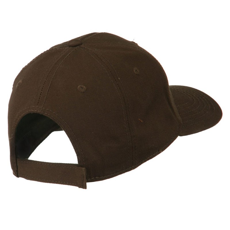 e4Hats.com Sheriff Embroidered Low Profile Cap - Dark Brown OSFM