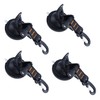 Hook Suction Cup, 4 Pieces Suction Cups with Hooks, Suction