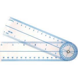 Westcott 7-Inch Goniometer Quick Angle Protractor Measuring Tool (GO-180)