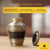 Mini Urns for Human Ashes Keepsake – Gold Brass and