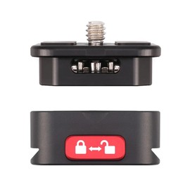 SHUAIGUO Quick Release Plate Kit QR Plate Camera Mount Adapter, Quick Release System with 1/4 Inch Screw for DSLR/Cameras/Tripod/Monopod/Slider/Handheld Gimbal/Stabilizer