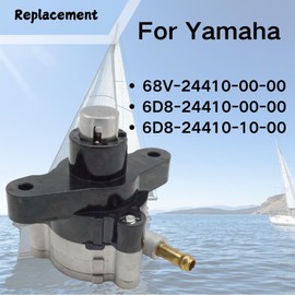 Boat Marine 68V-24410-00-00 Fuel Pump for Yamaha 75 80 90 95 100 115 HP and for Mercury 75 90 115 HP Outboard Replace 6D8-24410-00 880890T1