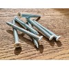 7.5 x 122mm Concrete Screw White Head Door Frame Fixing