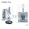 Artilife 4Pack Heavy Duty Furniture Leveler Legs 2 Inch Height