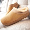 Haflinger Snowbird lambskin clog, felt slipper, house shoe, charcoal, 40