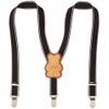 [Made in Japan] Kids Suspenders (Bear Bear) Black x Beige