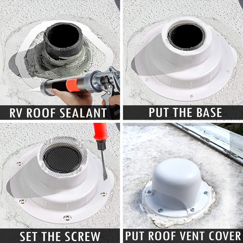 NU-SET | RV Roof Vent Caps | RV Roof Vent