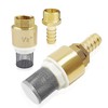 Check Valves 1/2Inch Brass Foot Valves with Hose Connection Backflow