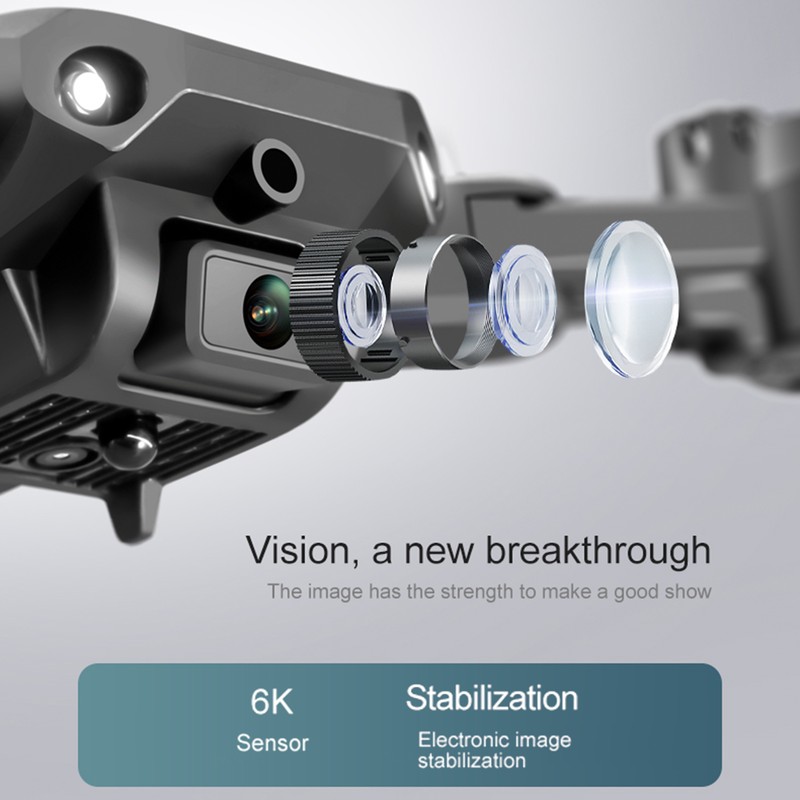 Remote Control Drone with Dual Camera 6K Obstacle Avoidance Optical