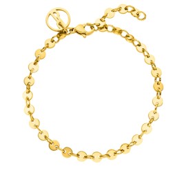 Purelei® Pure Bracelet (18K) - Elegant, Playful Women's Bracelet - Stainless Steel - Adjustable Length 16-19 cm - Hawaiian Inspired & Waterproof, Stainless Steel