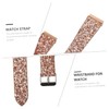 Gatuida 2pcs Pu Glitter Watchband for Series Wrist Strap Stylish